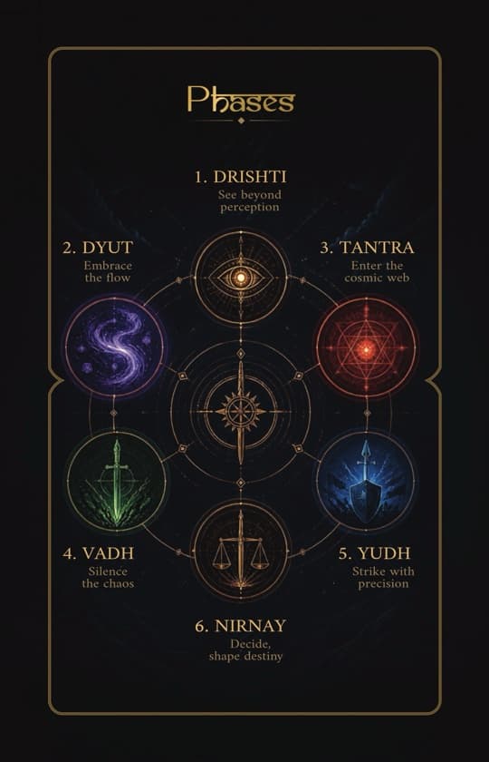 Order of Dharma phases card